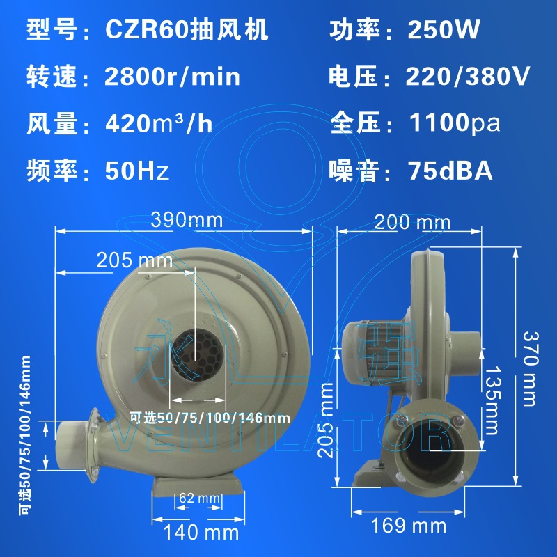 250抽风机