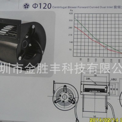 双进风前倾离心式鼓风机、双进风前倾离心风机、双进风离心风机