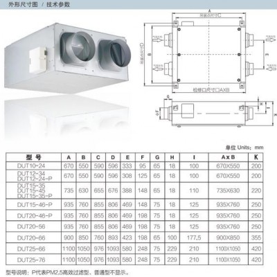 长沙仓库供应绿岛风双向流新风机DUT12-34绿岛风品牌价格低 质量保证