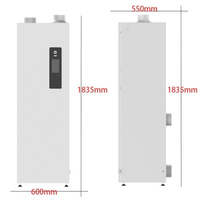 第五季无管道新风系统DWJXF-GS600HX-00001超大风量 客厅立柜式家用新风机 检测宝版