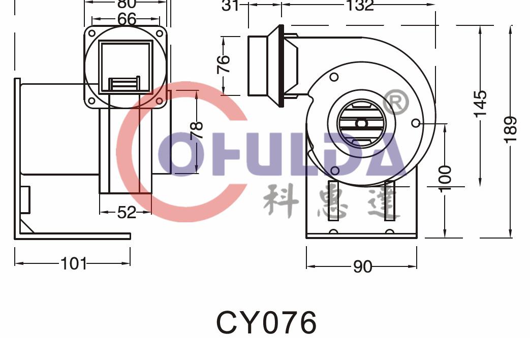 CY076尺寸图