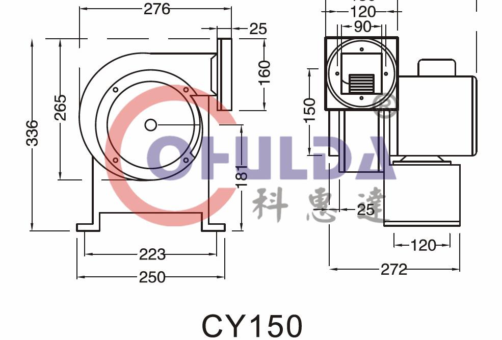 CY150尺寸图