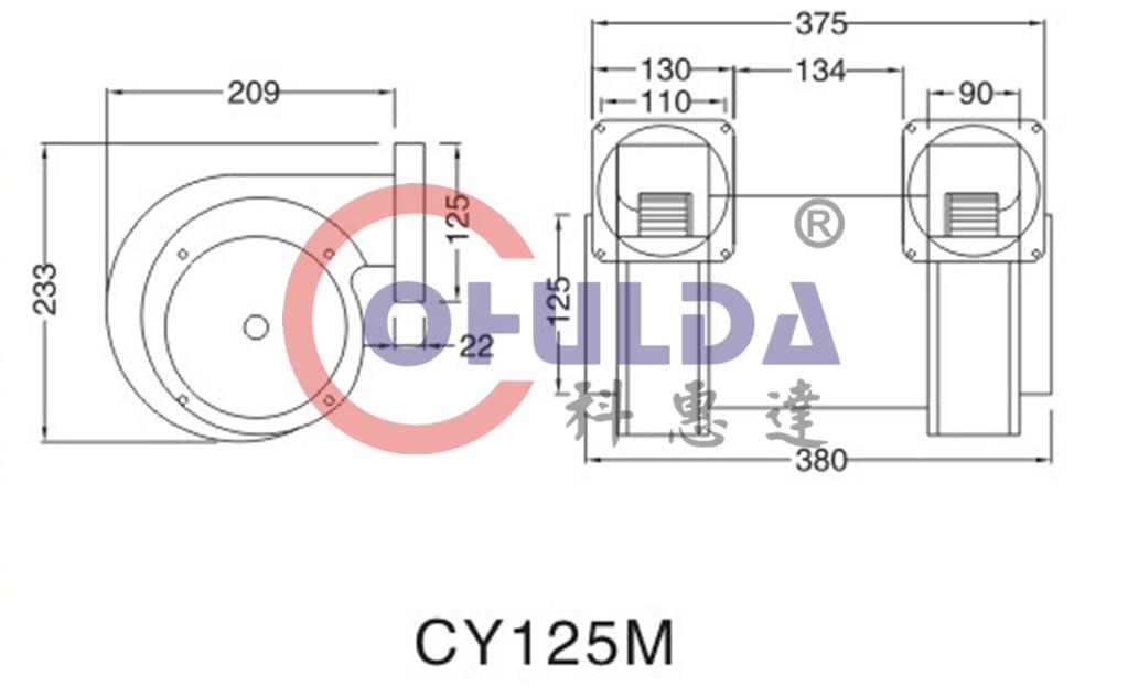 CY125M尺寸图