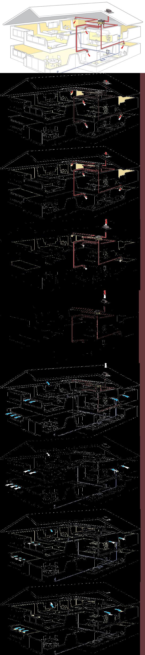 新风系统工作示意图