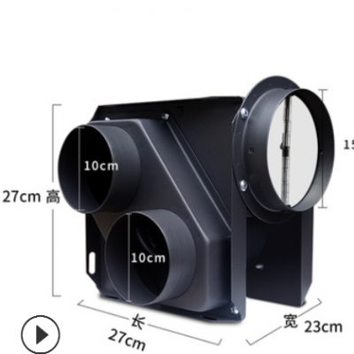 米风厂家分体式离心管道风机家用宾馆卫生间酒店大风量抽气换气扇图3